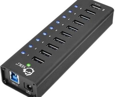 USB 3.0 9 Port Hub 12VPwrAdapt Online Hot Sale