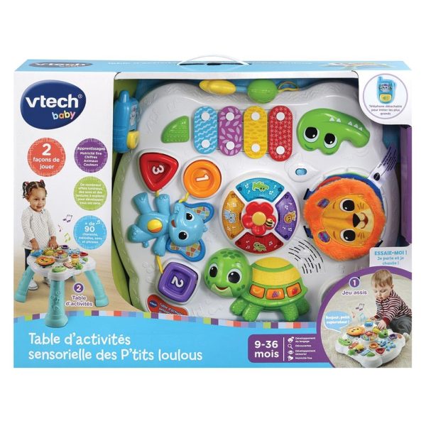 (Idioma Francés) VTech - Tabla de Actividades P tit Loulous, Multicolor (540805) Cheap