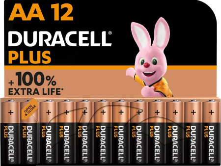 (Falta 1 pila, Incluye 11) - Duracell Plus pilas AA Alcalinas 1,5 V LR6 MN1500 Embalaje Deteriorado For Discount