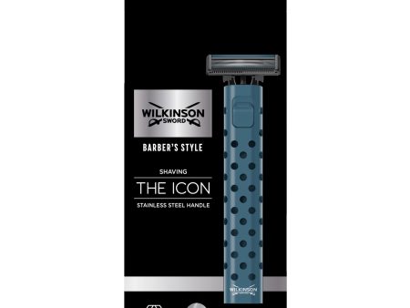 WILKINSON SWORD - THE ICON Afeitadora | Cuchilla de Afeitar con Mango de Diseñador | Cuchillas Recubiertas de Diamante Cheap