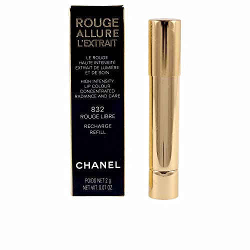 Chanel Rouge Allure L extrait Labial Recargable Rouge Libre-832 Unisex Supply