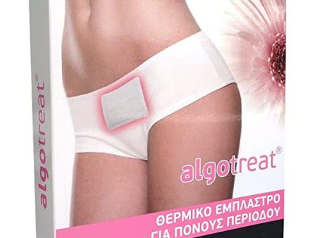 Algotreat Parche térmico terapéutico para menstruación - 4 Unidades - Parches térmicos inodoros y confortables para aliviar el dolor menstrual - Alivio inmediato y efecto duradero Embalaje Deteriorado (Cad: 30 04 2026) Discount