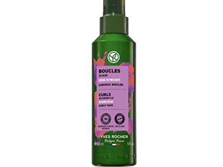 Yves Rocher - Crema Definidora de Rizos con Lino Bio - Método Curly - Fórmula Vegana - Sin Siliconas - 150ml Embalaje Deteriorado Discount