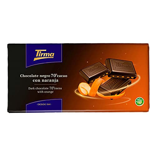 Tirma Chocolate Negro 70% Cacao Con Naranja, 125 Gramos Embalaje Deteriorado (Cad: 30 11 2024) Supply