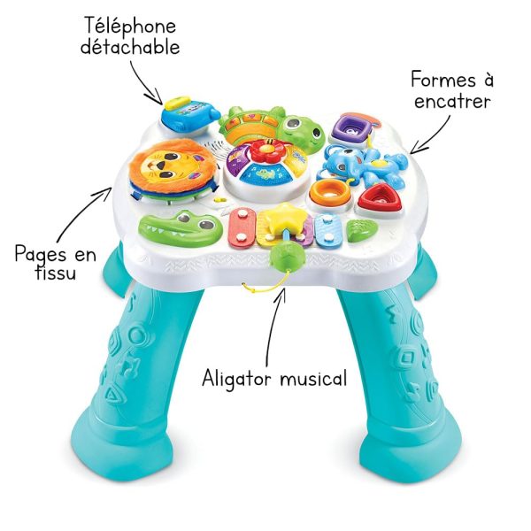 (Idioma Francés) VTech - Tabla de Actividades P tit Loulous, Multicolor (540805) Cheap