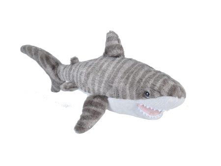 Wild Republic Cuddlekins Eco Mini Tiburón Tigre, Peluche de 20 cm, Juguete de Felpa, Relleno de Botellas de Agua Recicladas, Ecológico on Sale