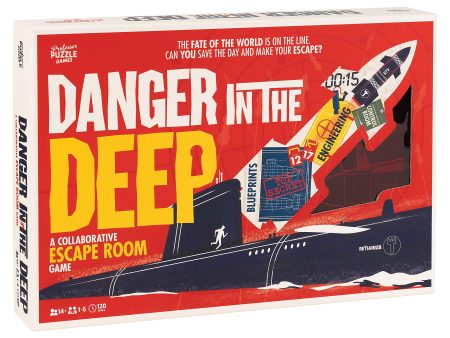 (Idioma Inglés) - Danger In The Deep por Professor Puzzle Games - Juego de Escape Room Multijugador de 2 Horas Fashion