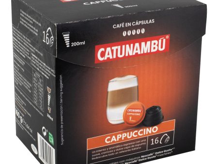 (Faltan 3 cápsulas, Incluye 13) - Catunambú Cápsulas de Cappuccino Dolce Gusto Embalaje Deteriorado (Cad: 30 09 2024) Discount