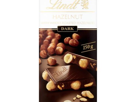 Tableta Lindt Les Grandes Avellana Chocolate Negro, 150 gr Embalaje Deteriorado For Discount