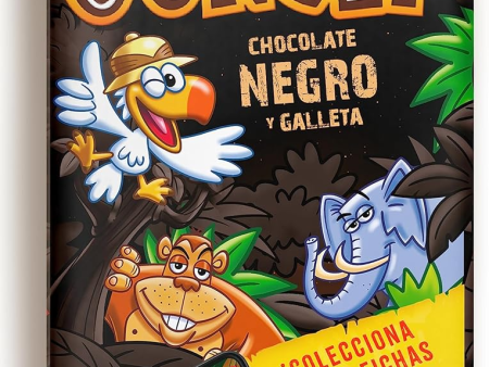 Tableta de Chocolate Negro Nestle Jungly, 125 g Embalaje Deteriorado For Sale