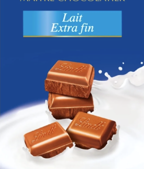 Lindt - Tableta L AUTHENTIQUE - Chocolate con Leche Extrafino, 100g Embalaje Deteriorado Online Hot Sale