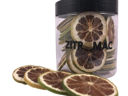 Zitromac Limón Verde Deshidratado para Cóctel, Fruta Deshidratada sin Azúcar para Coctel, Decoración, Repostería, Navidad, Bebidas, Infusiones - Rodaja de Limón Seca 100% Natural sin Aditivos Online