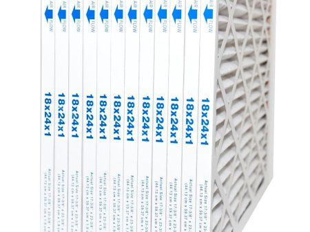 18x24x1 Furnace Filter MERV 8 Pleated Filters. Case of 12 Sale