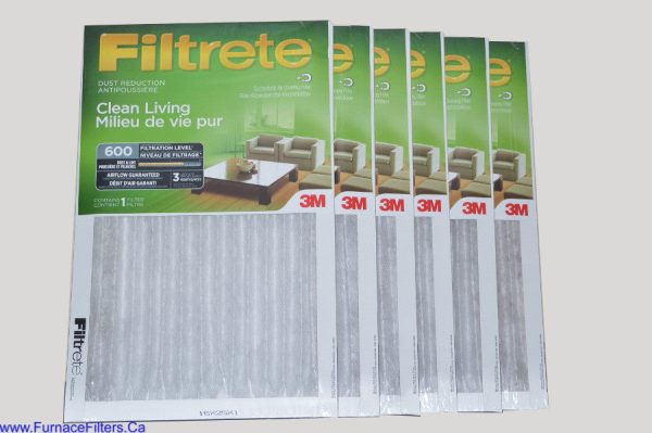 3M Filtrete 16x25x1 Furnace Filter MPR 600. Case of 6. Cheap